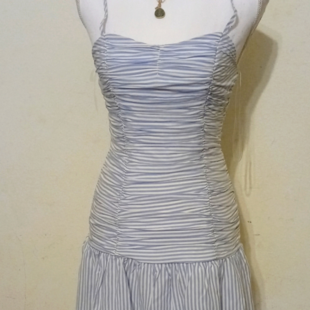 SWEETHEART RUFFLED MINI DRESS
